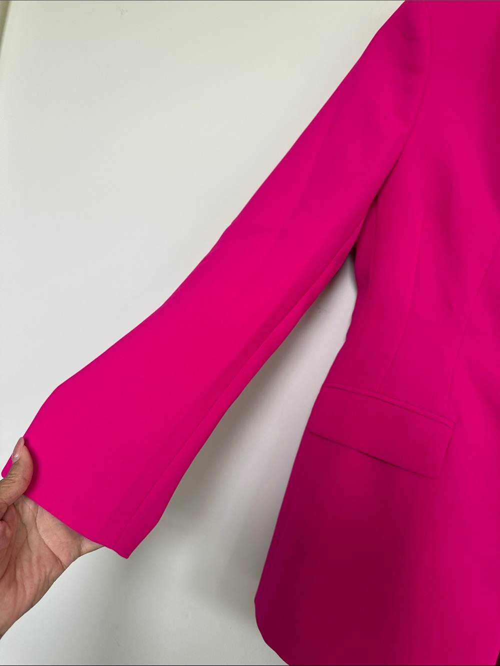 Zara Hot Pink Single-Button Blazer - Picture 4 of 11